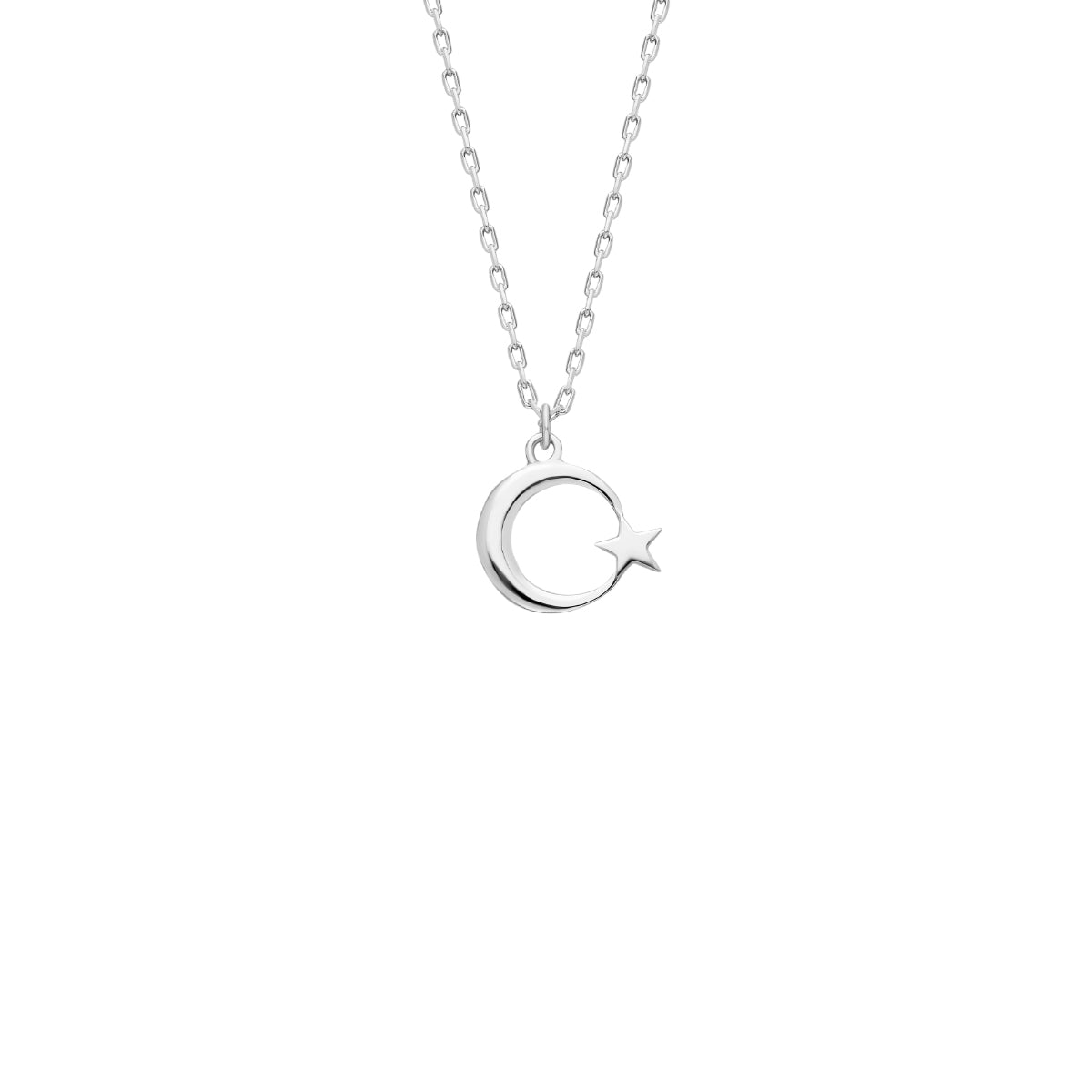 AYYILDIZ HALSKETTE aus 925 Silber - Eleganter Halskette - AURIME