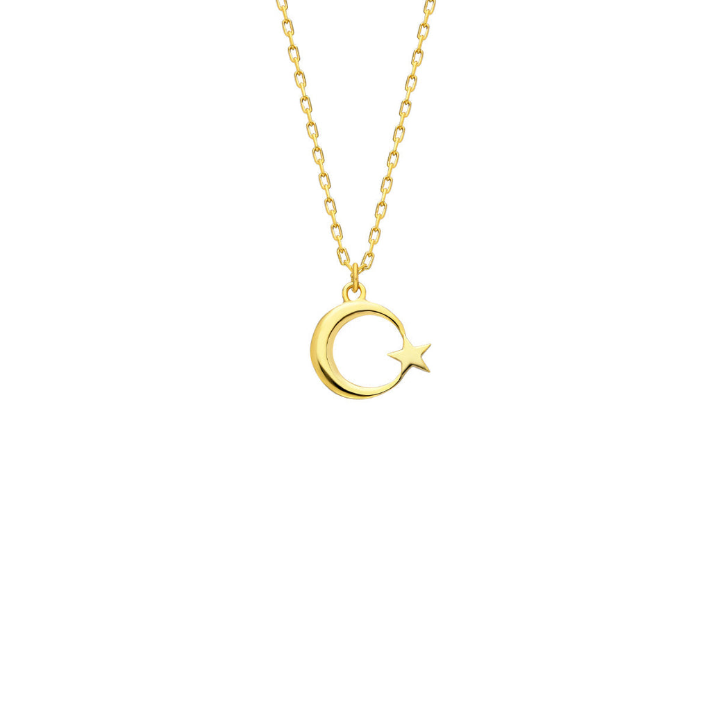 AYYILDIZ HALSKETTE aus 925 Silber - Eleganter Halskette - AURIME