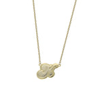 GLITTERY LETTER NECKLACE aus 925 Silber - Hochwertiger Schmuck - AURIME