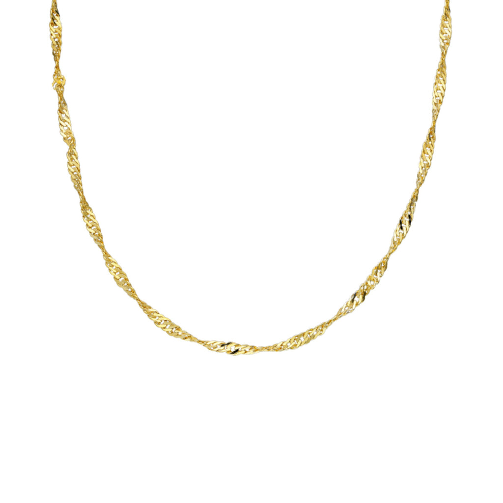 WAVE HALSKETTE aus 925 Silber - Eleganter Halskette - AURIME