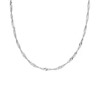 WAVE HALSKETTE aus 925 Silber - Eleganter Halskette - AURIME