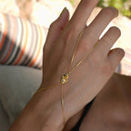 FATIMAS HANDKETTE aus 925 Silber - Eleganter Halskette - AURIME