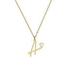INITIALEN HEART NECKLACE (8910110163287)