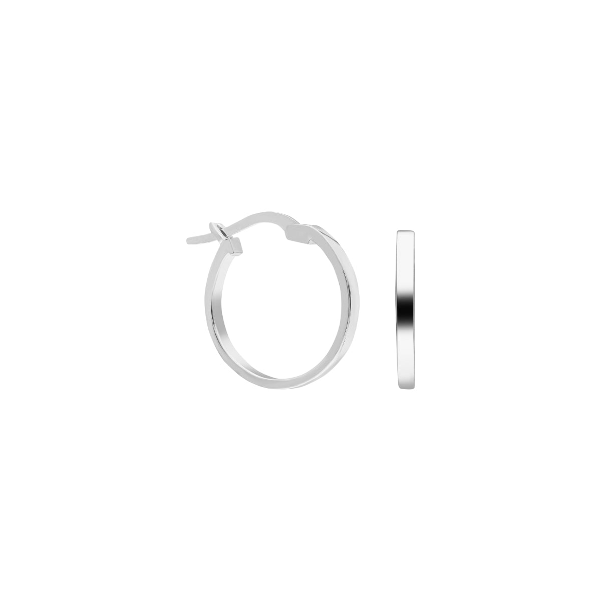 SIMPLE HOOP OHRRING aus 925 Silber - Eleganter Ohrringe - AURIME