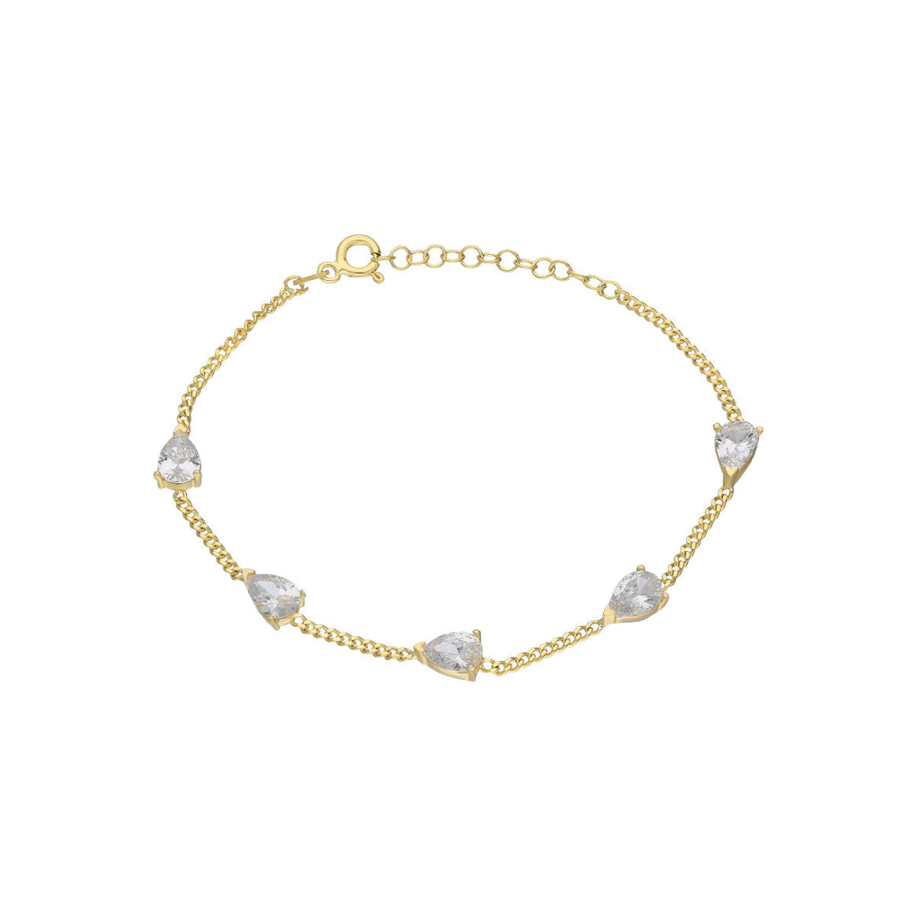 DROP ARMKETTE aus 925 Silber - Eleganter Halskette - AURIME