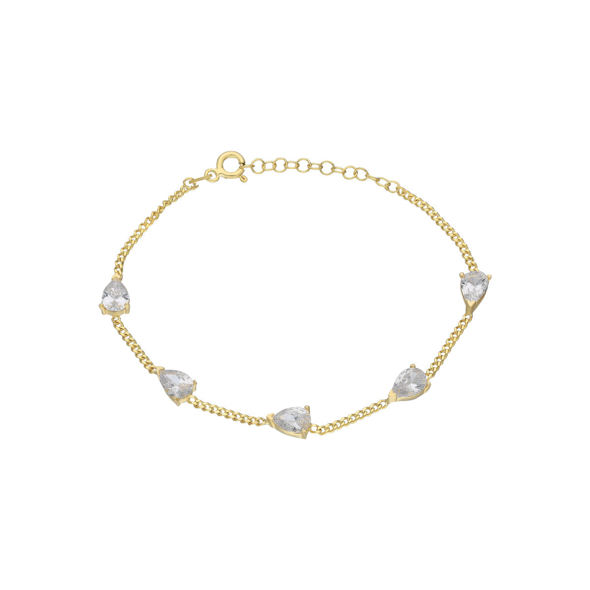 DROP ARMKETTE aus 925 Silber - Eleganter Halskette - AURIME