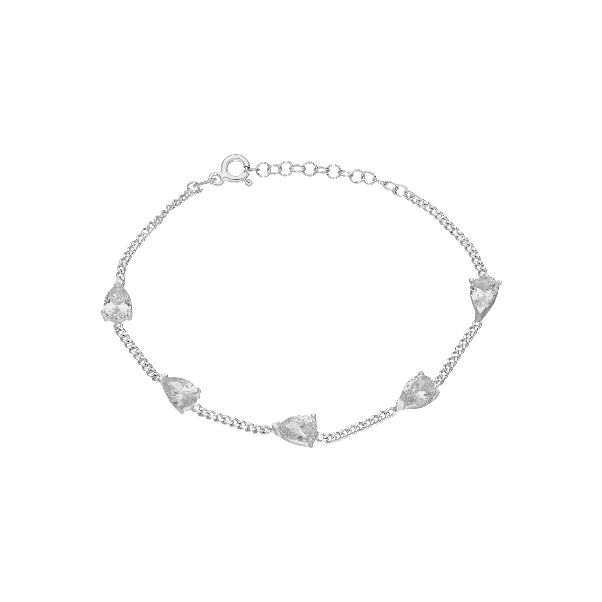 DROP ARMKETTE aus 925 Silber - Eleganter Halskette - AURIME