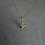 MINIMAL STERN HALSKETTE aus 925 Silber - Eleganter Halskette - AURIME
