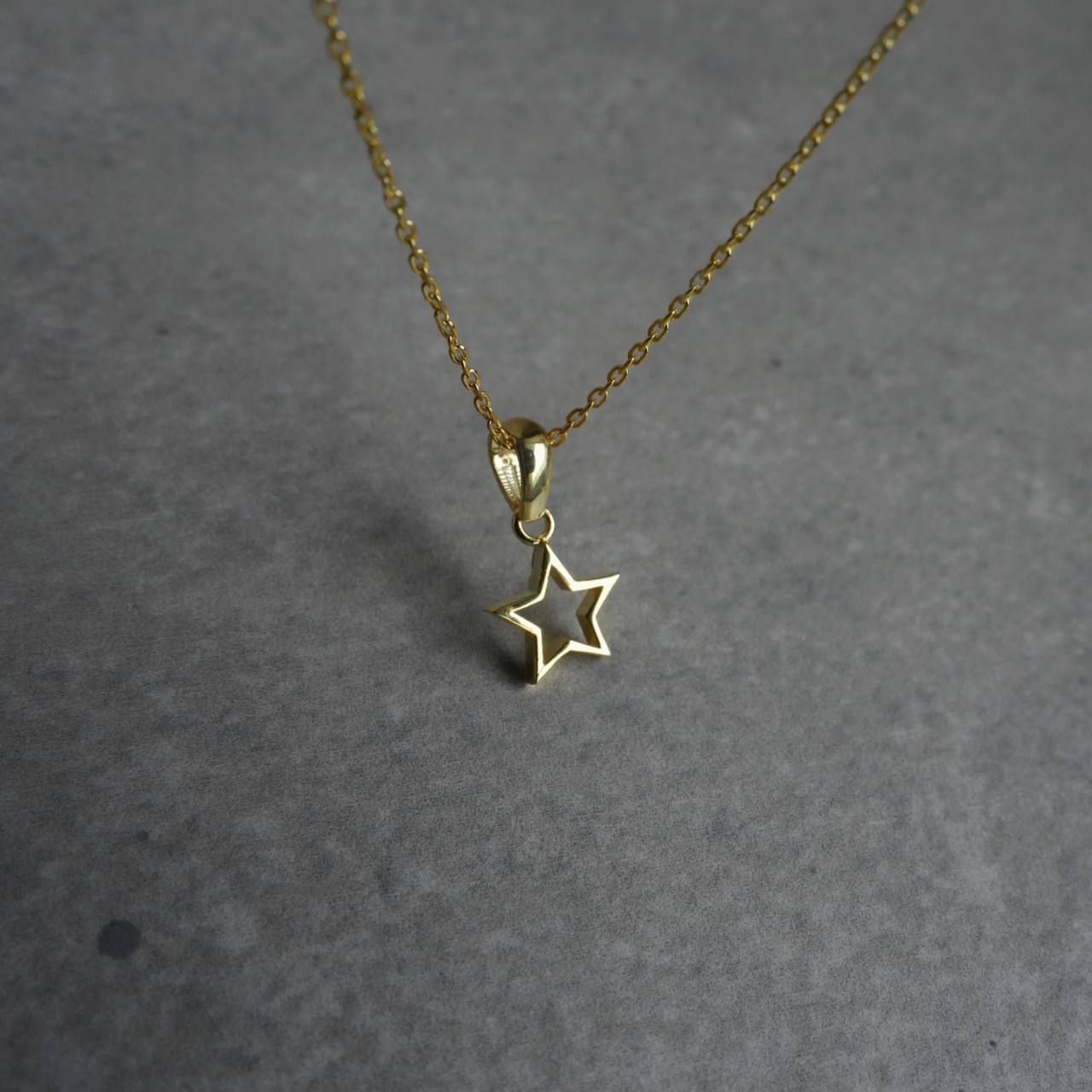 MINIMAL STERN HALSKETTE aus 925 Silber - Eleganter Halskette - AURIME