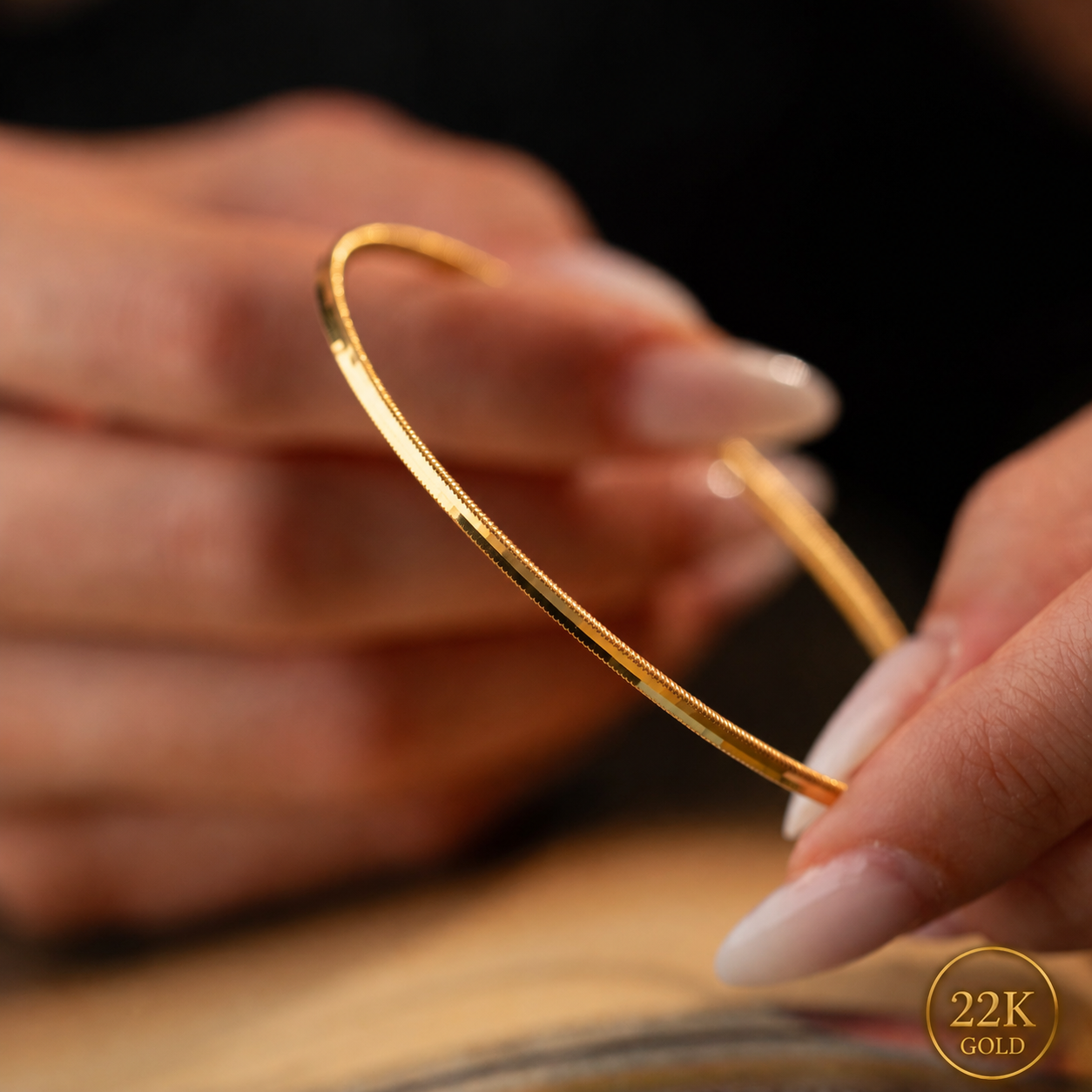 AJDA ARMREIFEN | 22K GOLD