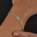 BAGUETTE PARS ARMKETTE | 14K GOLD