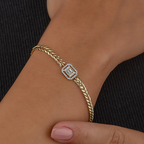 BAGUETTE PARS ARMKETTE | 14K GOLD