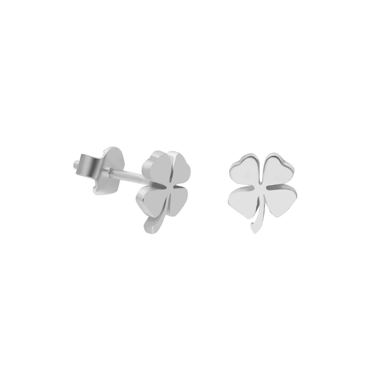 WINZIGE KLEEBLATT OHRRINGE aus 925 Silber - Eleganter Ohrringe - AURIME