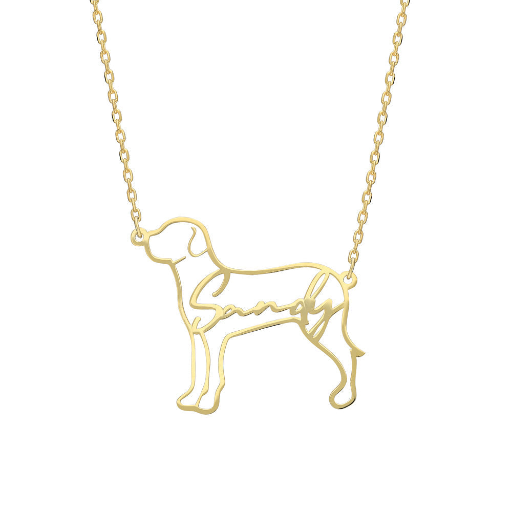 MY LOVELY DOG NECKLACE aus 925 Silber - Hochwertiger Schmuck - AURIME