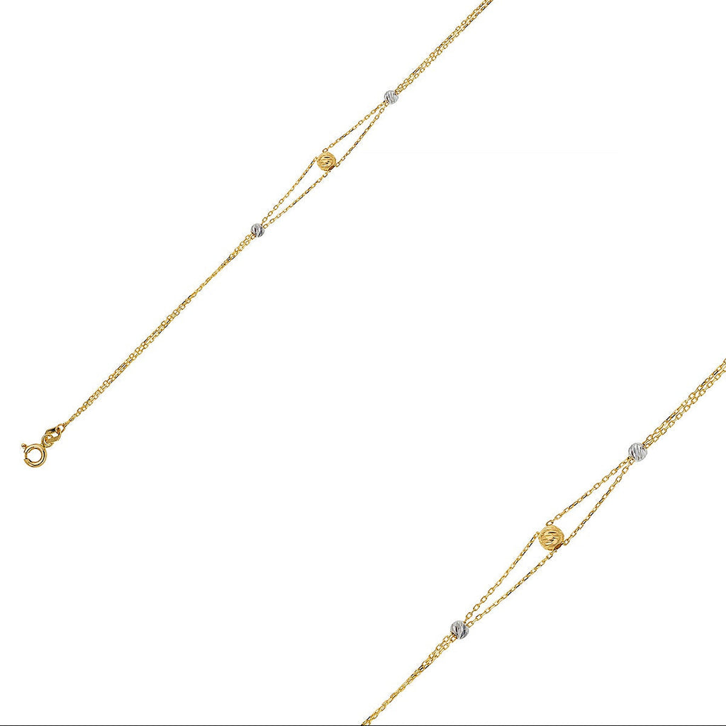 DOPPELTE KETTE DORICA ARMKETTE | 14K GOLD