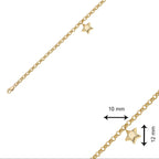 DOCH KETTE MIT STERN ARMKETTE | 14K GOLD