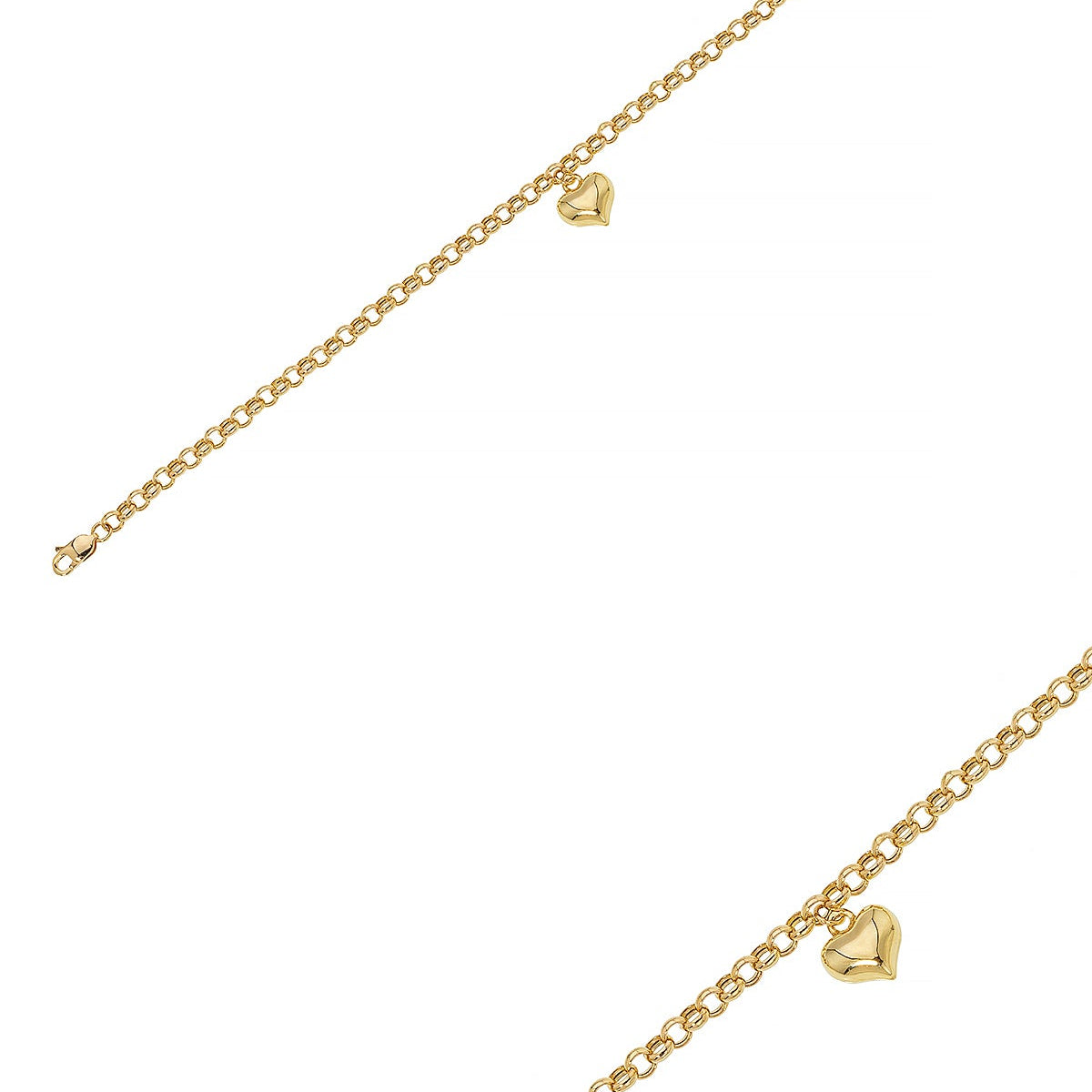 DOCH KETTE MIT HERZ ARMKETTE | 14K GOLD