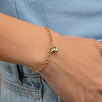 DOCH KETTE MIT HERZ ARMKETTE | 14K GOLD