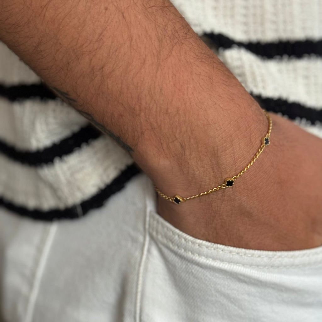 MINIMAL KLEE GOURMET ARMKETTE aus 925 Silber - Eleganter Halskette - AURIME