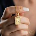 VINTAGE BUCHSTABENKETTE | 14K GOLD