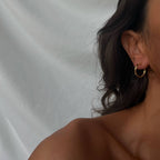 SIMPLE HOOP OHRRING aus 925 Silber - Eleganter Ohrringe - AURIME