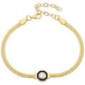 Silberarmband von AURIME, Serenay Armband aus 925 Silber mit eleganten Details, auf hellem Hintergrund fotografiert