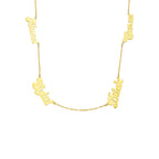 4ER NAMENSKETTE aus 925 Silber - Eleganter Halskette - AURIME