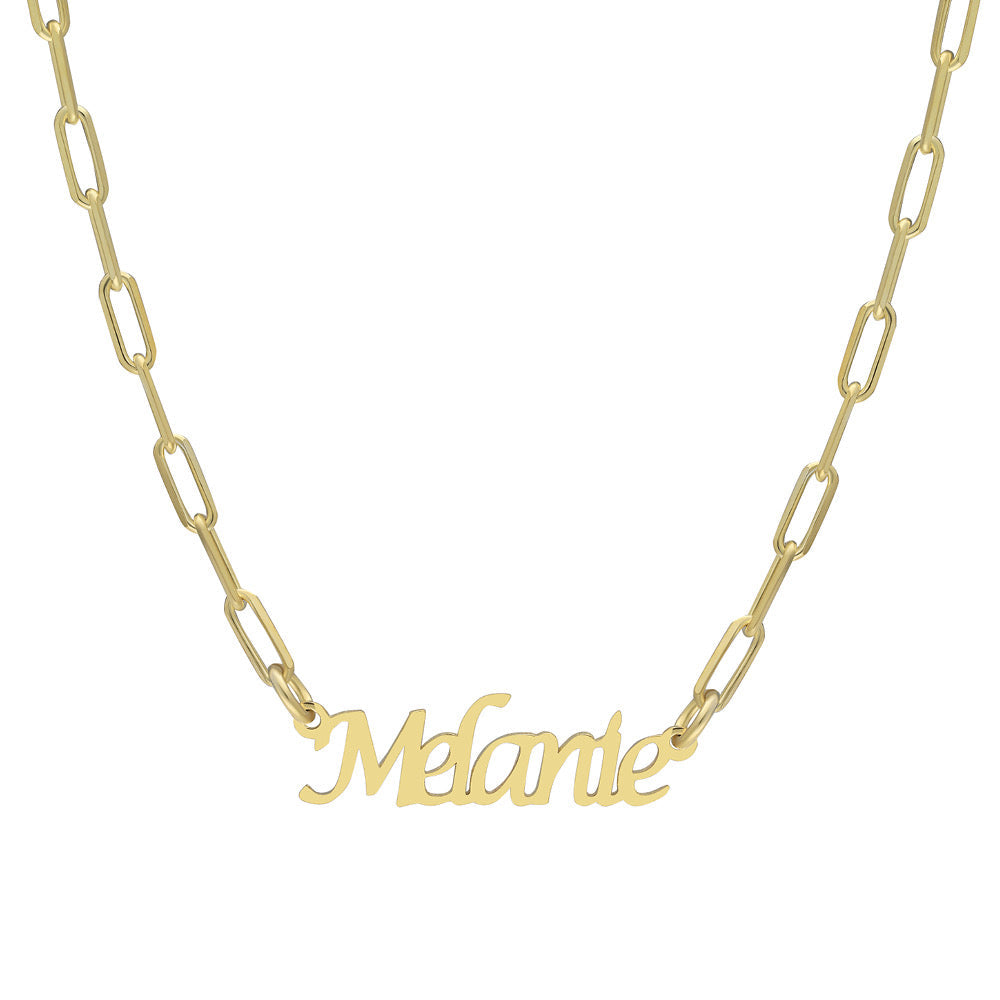 MINIMAL SELDOM NAMENSKETTE aus 925 Silber - Eleganter Halskette - AURIME