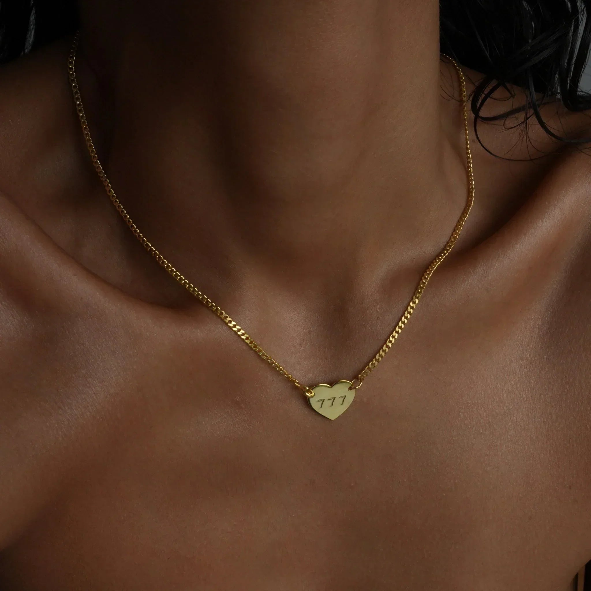 CUBAN HEART NECKLACE aus 925 Silber - Hochwertiger Schmuck - AURIME