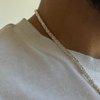 KÖNIGSKETTE 4 MM aus 925 Silber - Eleganter Halskette - AURIME