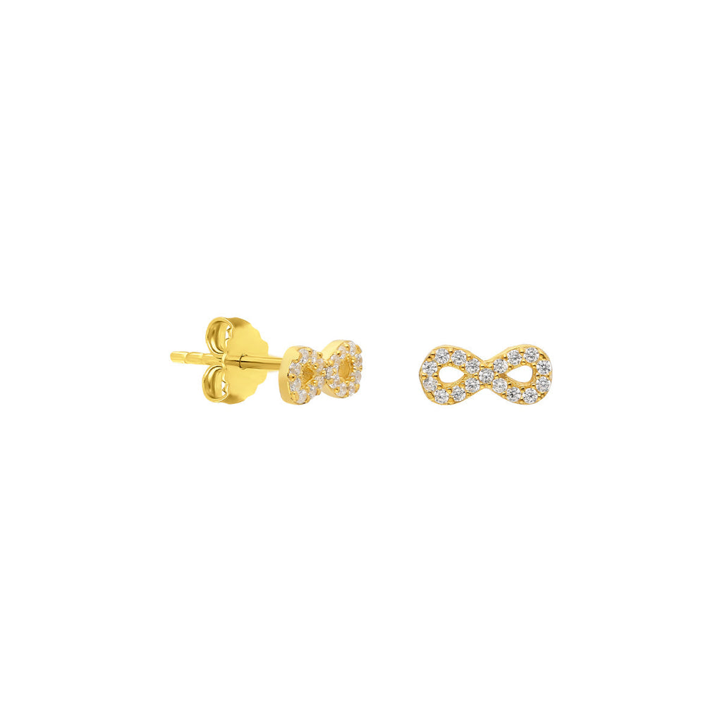 INFINITY OHRSTECKER aus 925 Silber - Hochwertiger Schmuck - AURIME