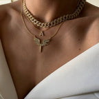 ZIRKONIA LETTER NECKLACE ITALI MINI aus 925 Silber - Hochwertiger Schmuck - AURIME