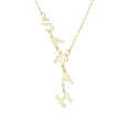 CASPER Namensketten aus 925 Silber von AURIME, detailreiche Silberkette mit eingraviertem Namen, eleganter Schmuck für Damen