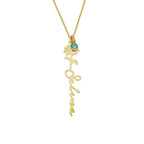 GEBURTSNAMENSKETTE aus 925 Silber - Eleganter Halskette - AURIME