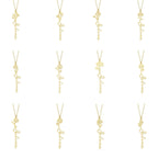 PERSONALISIERTE GEBURTSBLUMEN aus 925 Silber - Hochwertiger Schmuck - AURIME