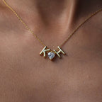 DUO BOMB HEART NECKLACE aus 925 Silber - Hochwertiger Schmuck - AURIME