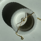 MINIMAL DAISY ARMKETTE aus 925 Silber - Eleganter Halskette - AURIME