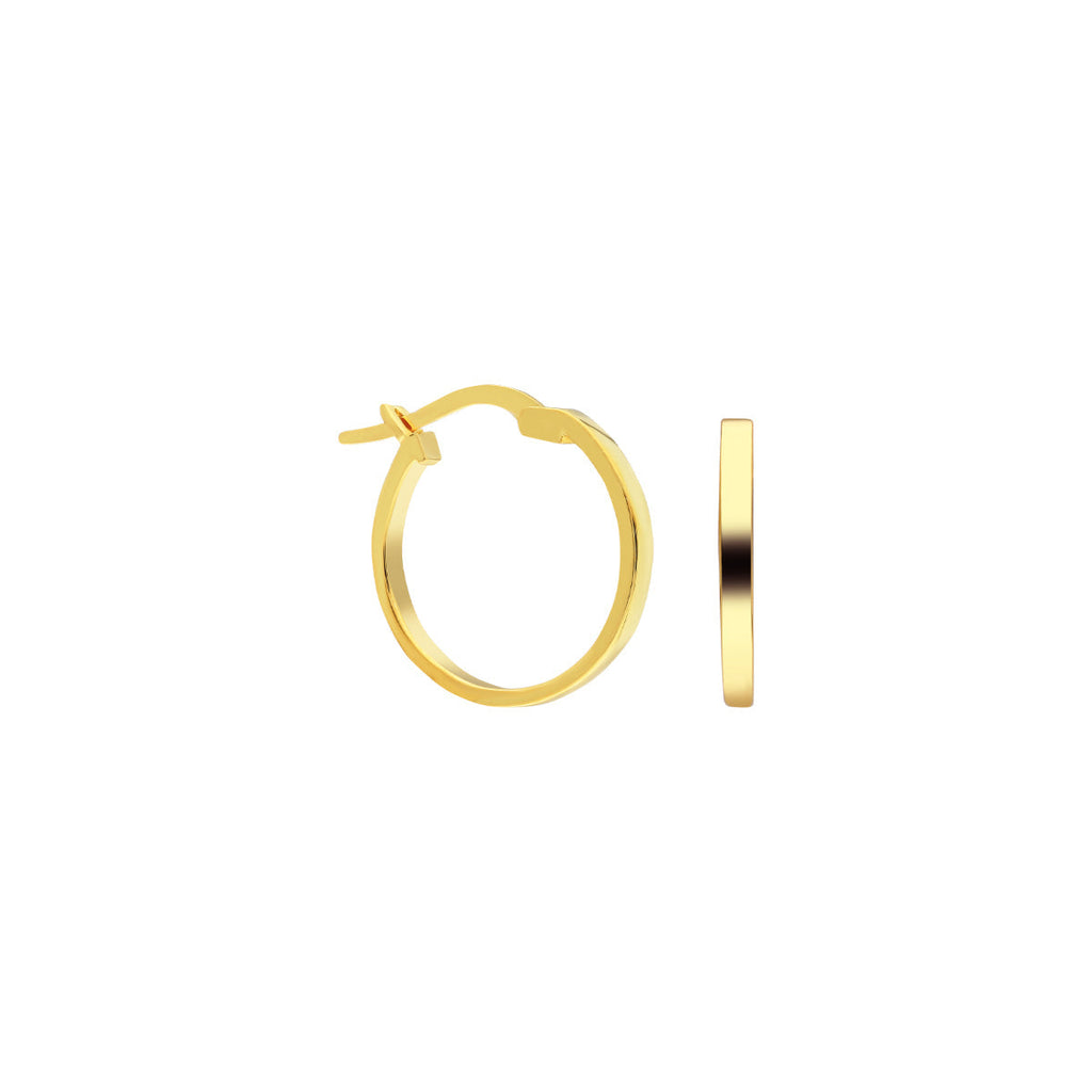 SIMPLE HOOP OHRRING aus 925 Silber - Eleganter Ohrringe - AURIME