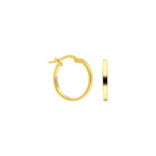 SIMPLE HOOP OHRRING aus 925 Silber - Eleganter Ohrringe - AURIME