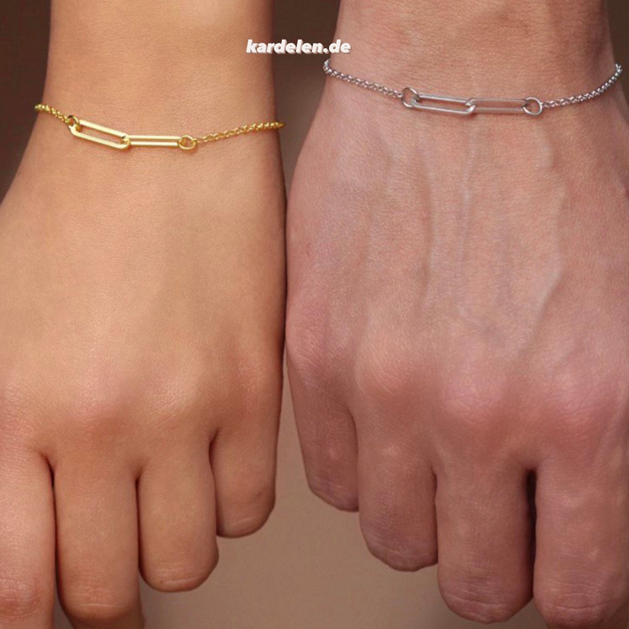 BASIC COUPLE BRACELET aus 925 Silber - Hochwertiger Schmuck - AURIME
