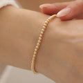 REIHENKUGEL-DESIGN ARMKETTE | 14K GOLD