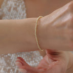 EINFACHES DORICA-KUGELDESIGN ARMKETTE | 14K GOLD