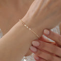 DORICA KUGEL GLÄNZENDE GEDREHTE SPIRAL-KETTE ARMKETTE | 14K GOLD