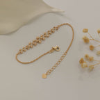 DORICA KUGEL-MIT SEILKETTEN- UND FLECHTDESIGN ARMKETTE | 14K GOLD