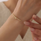 BÜROKLAMMER MIT KLEINEM HERZDETAIL ARMKETTE | 14K GOLD