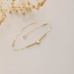 BÜROKLAMMER MIT KLEINEM HERZDETAIL ARMKETTE | 14K GOLD