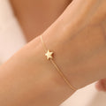 ELEGANTER STERN ARMKETTE | 14K GOLD