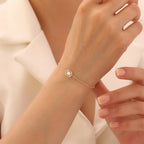 LEGANTES BAGUETTE-ARMKETTE | 14K GOLD
