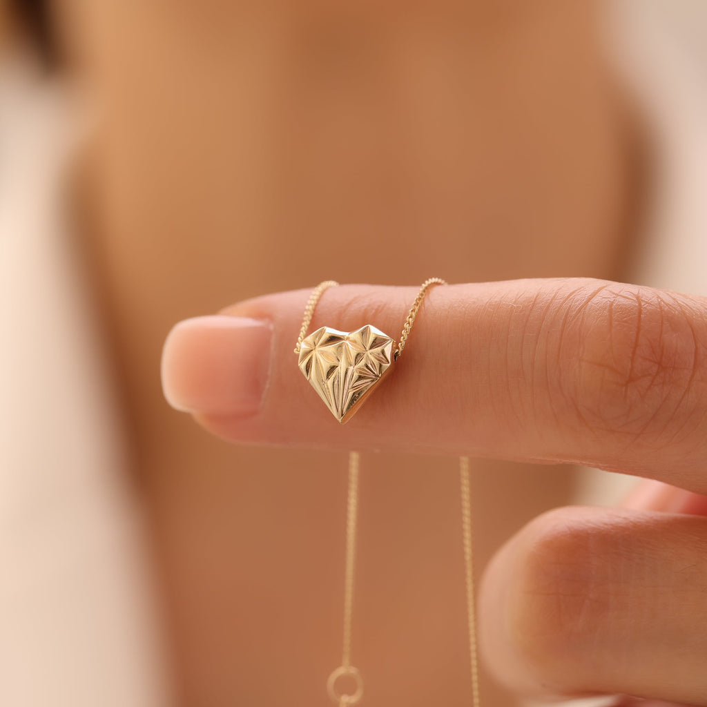 DIAMOND HERZ ARMKETTE | 14K GOLD