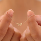 MINIMALISTISCHE SCHLEIFEN-ARMBANDKORDEL ARMKETTE | 14K GOLD